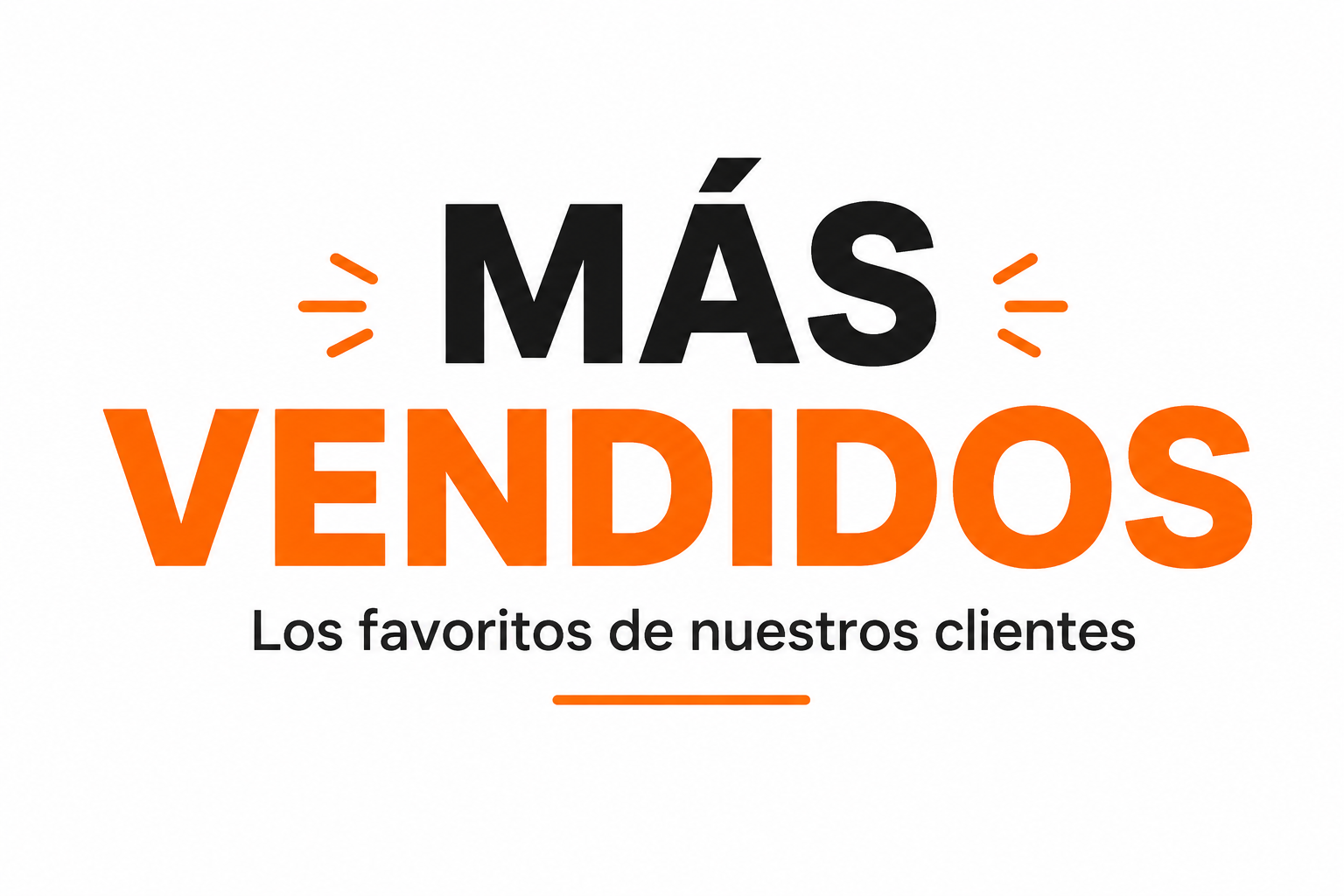 Más Vendidos