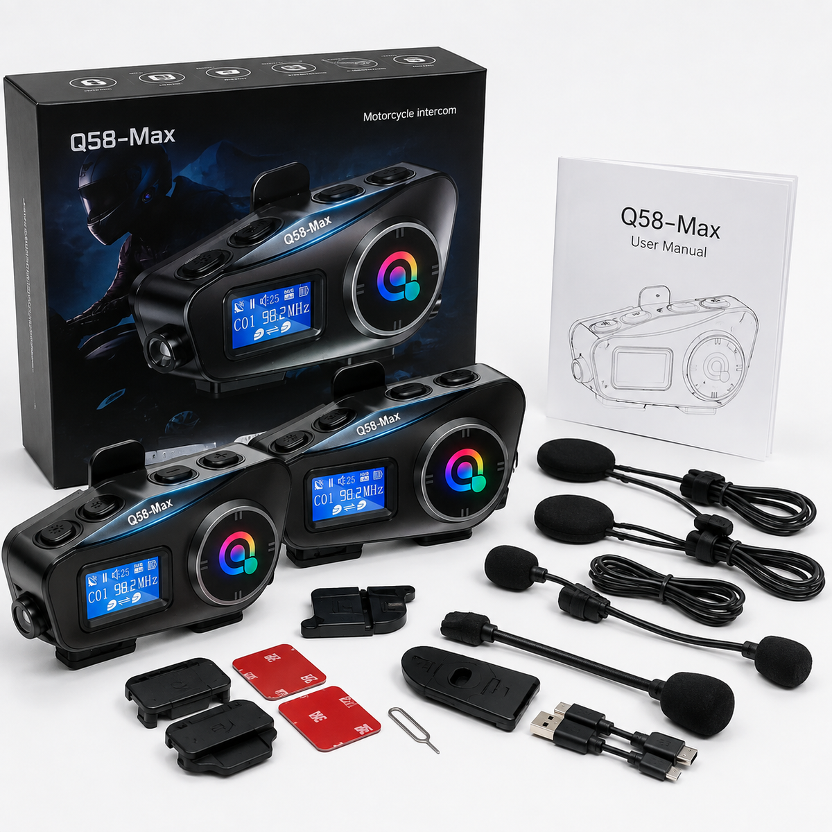 intercomunicador q58 max x2