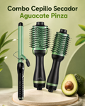 Combo Cepillo Secador Aguacate + Pinza