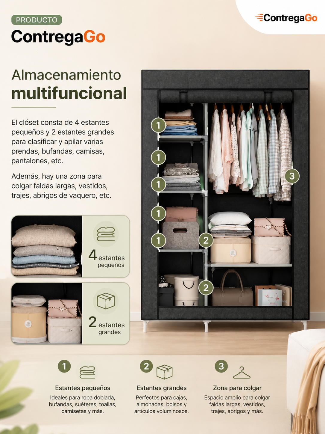 Closet Organizador Desarmable