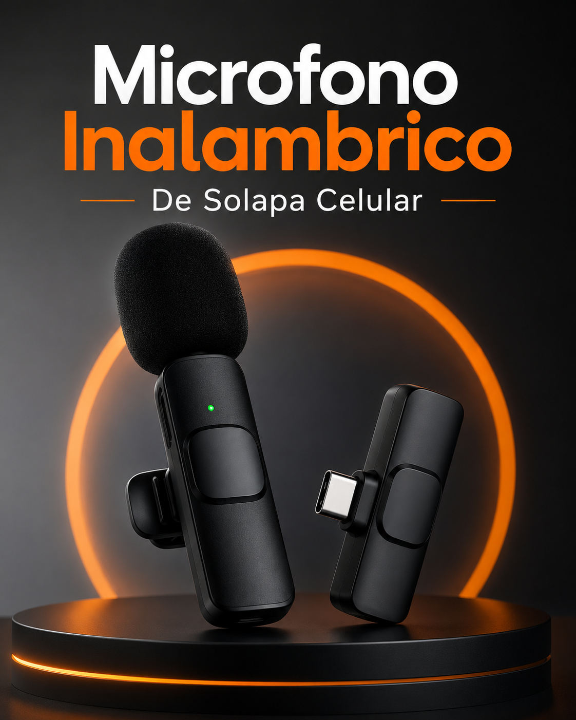 Micrófono Solapa Inalámbrico