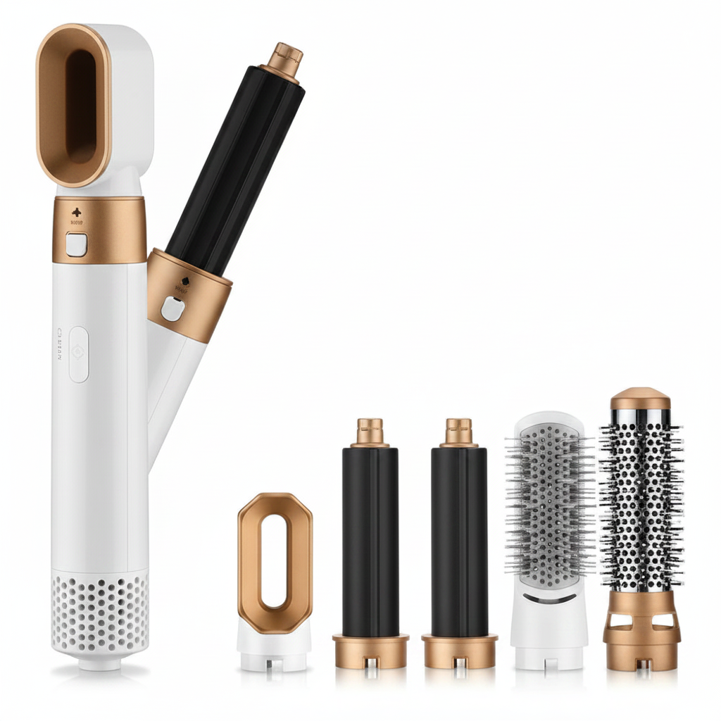 Cepillo Multifuncional 5 en 1 con todos sus accesorios